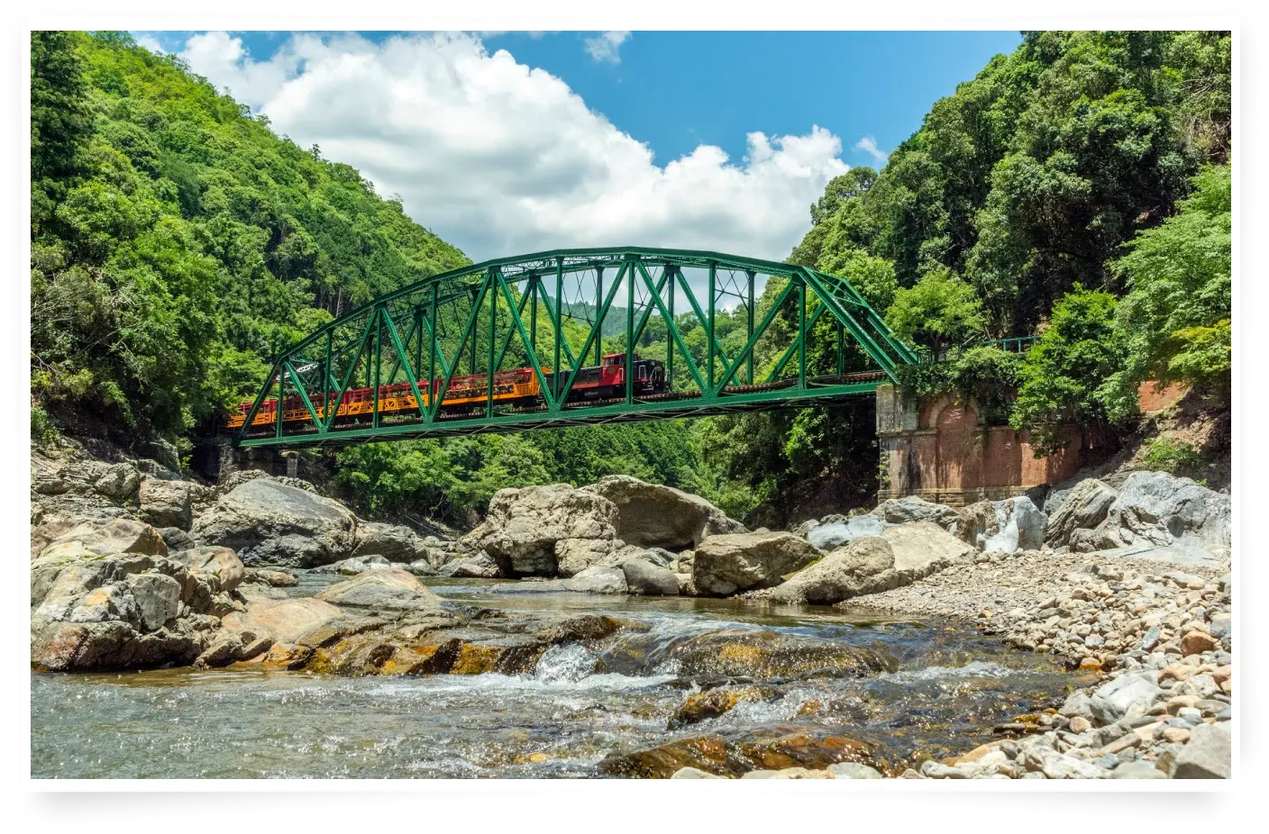 新綠和清流的<br>風景